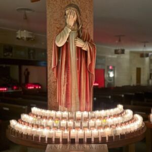 Jesus Wept Candles